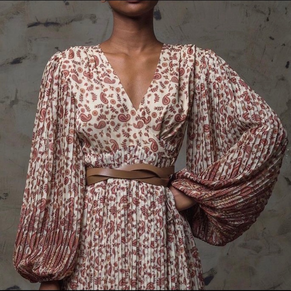 NWT ANTHROPOLOGIE SHYLA PLEATED MINI WRAP DRESS - Picture 13 of 13